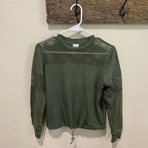 NOBO Green Long Sleeved Shirt w/ Mesh Details